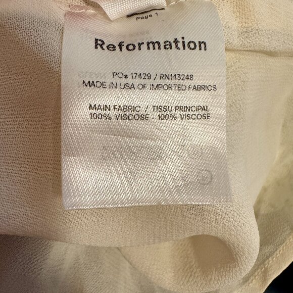 Reformation Hallie Ivy Maxi Dress - Size 8 - Picture 12 of 14